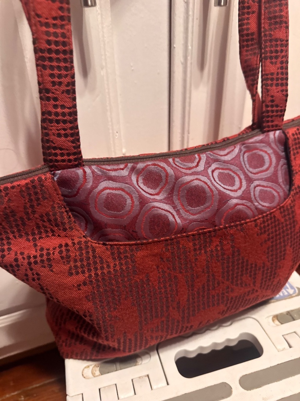 Maruca fabric hand bag handmade in boulder, CO - Picture 2 of 8